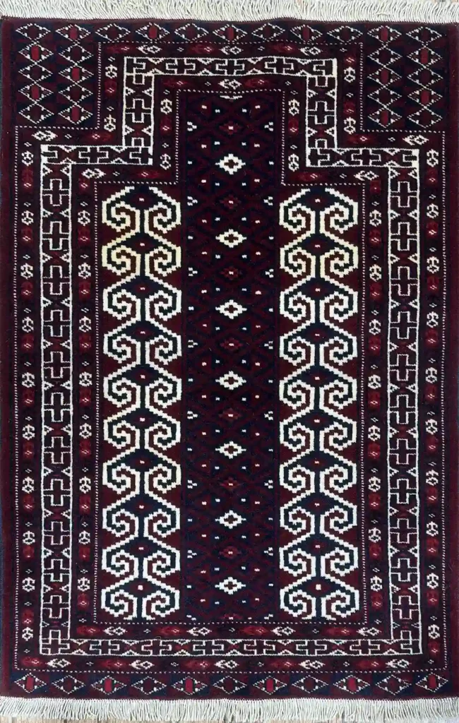 TURKMEN RUG 83CM X 123CM (2'73 X 4'03)