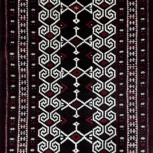 TURKMEN RUG 78CM X 120CM (2'56 X 3'94)
