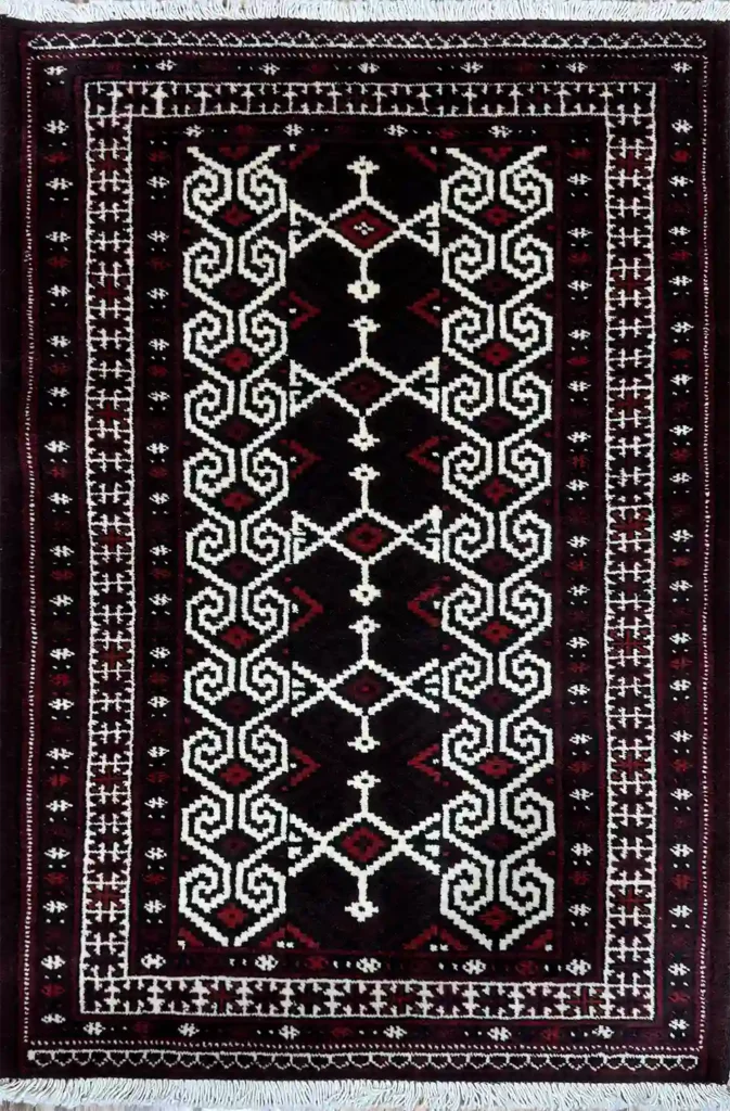 TURKMEN RUG 78CM X 120CM (2'56 X 3'94)