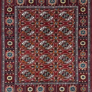 ORANGE MARIGOL TURKMEN RUG 115CM X 167CM (3'77 X 5'47)