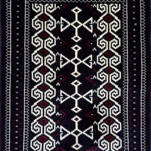 TURKMEN RUG 78CM X 106CM (2'56 X 3'48)