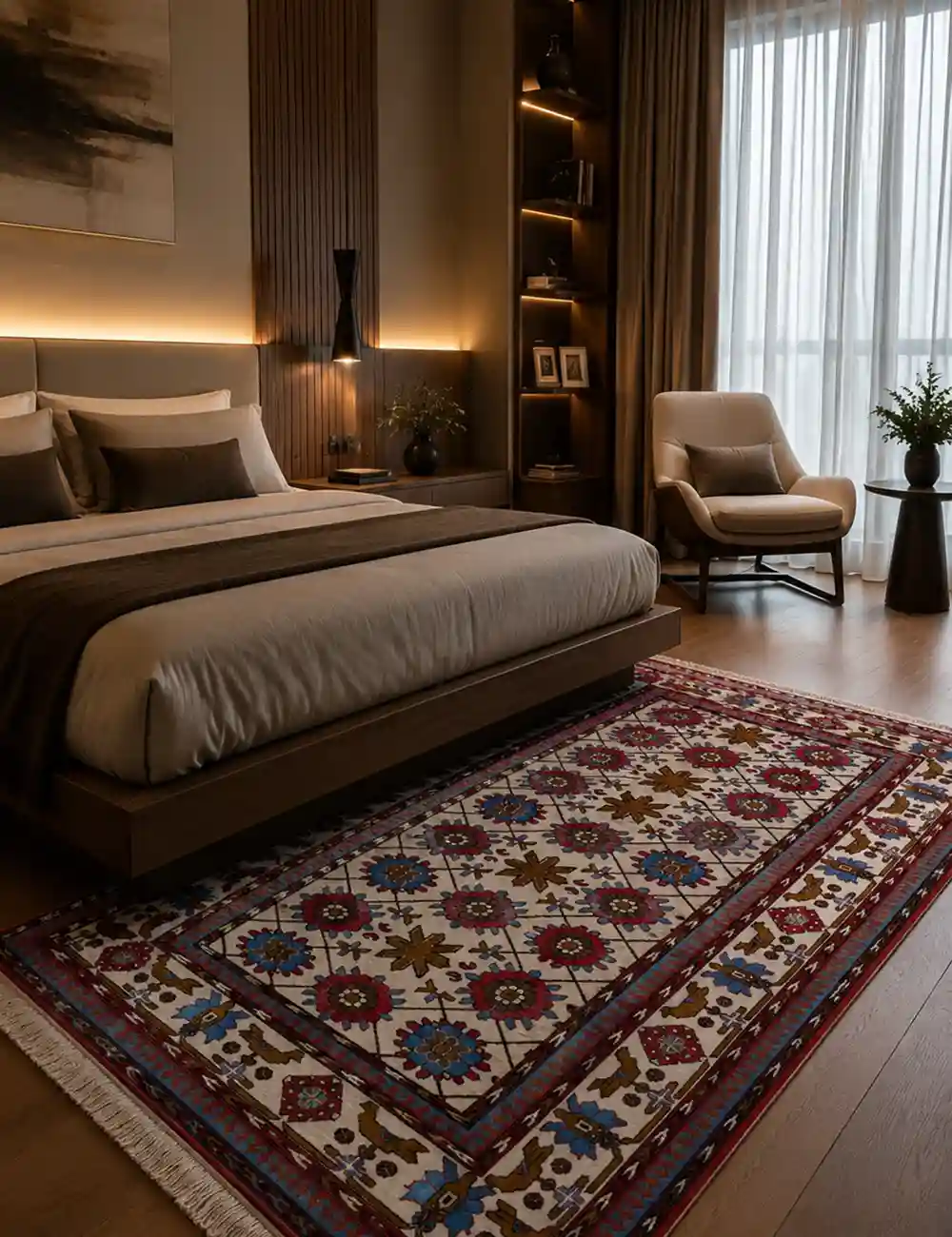 cream persian rug