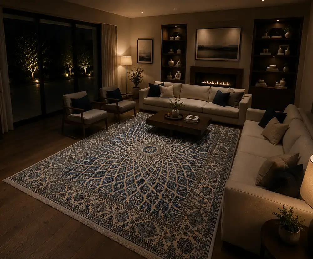 handmade nain rug