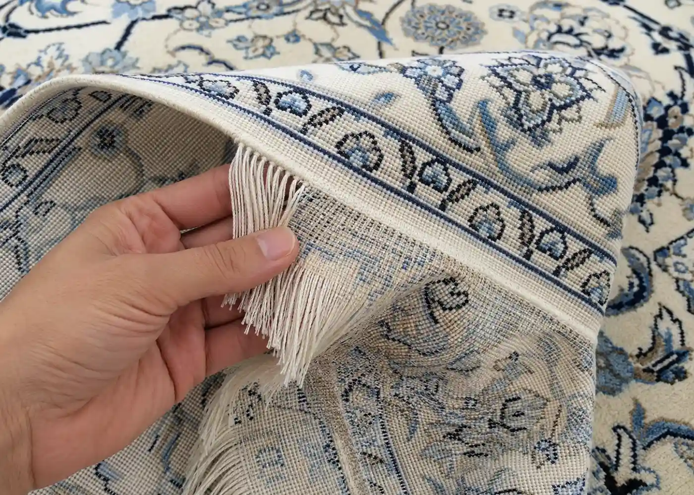 handmade nain rug