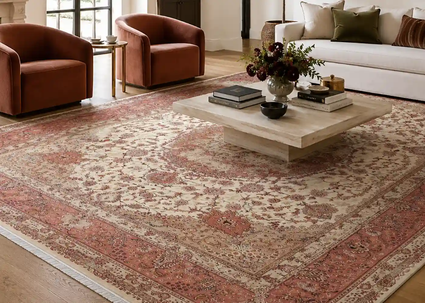 handmade ppersian tabriz rug