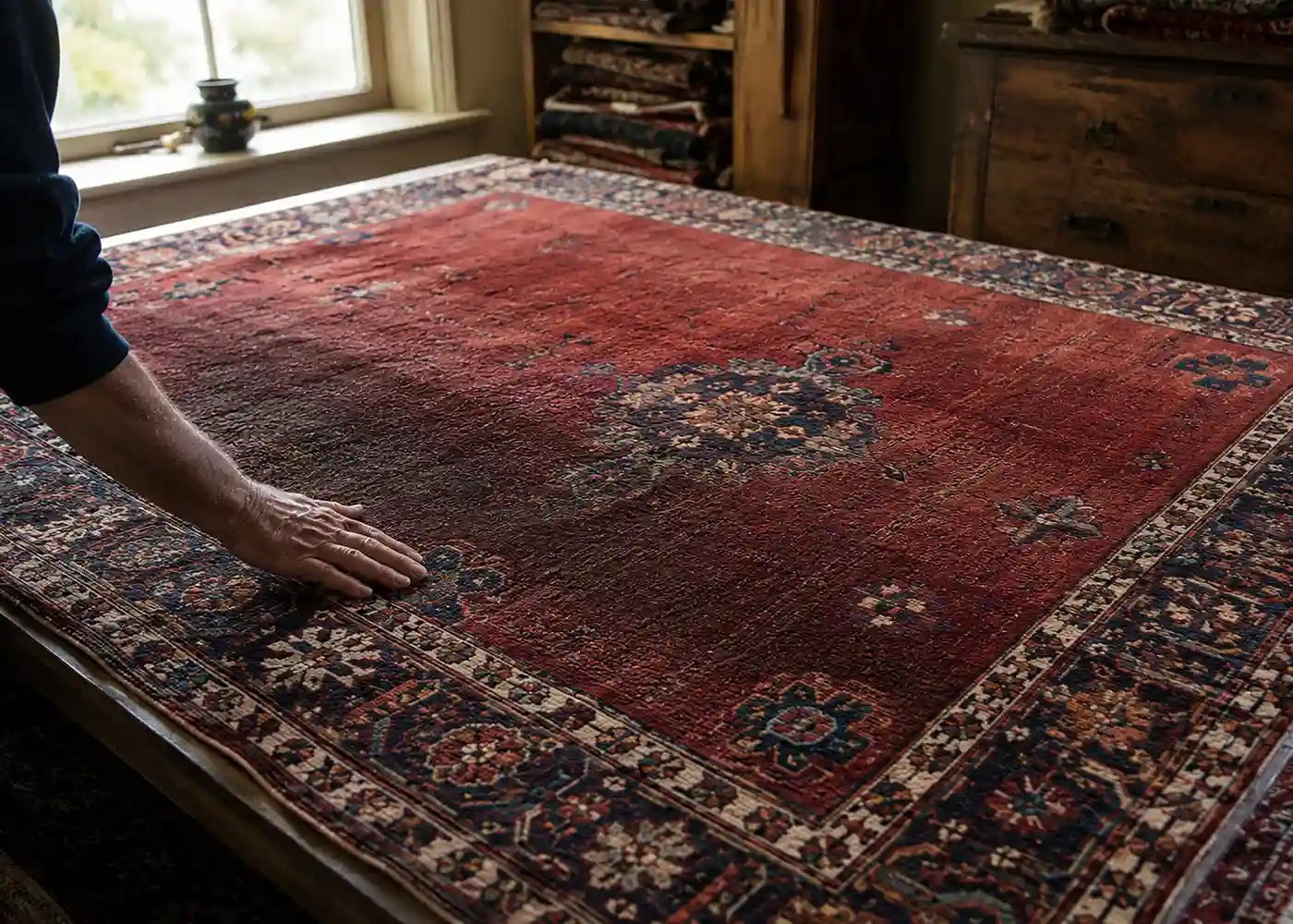 abrash in persian rugs