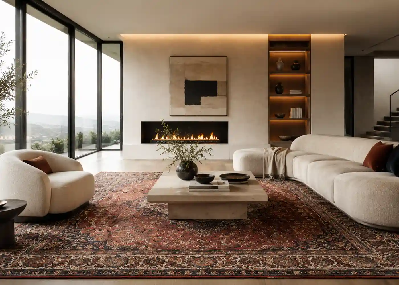 hadnamde persain rug