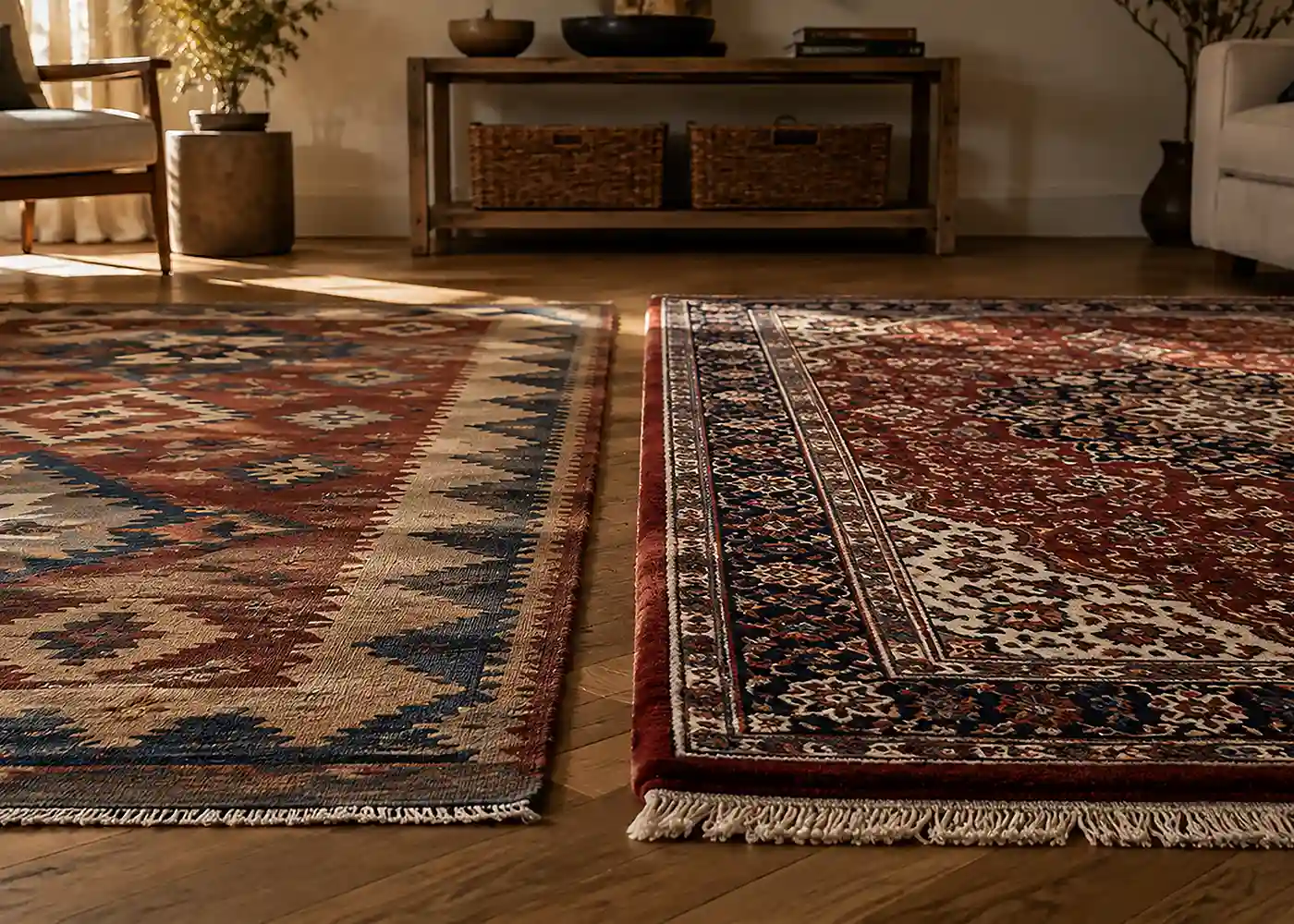 Kilim vs Persian Rug