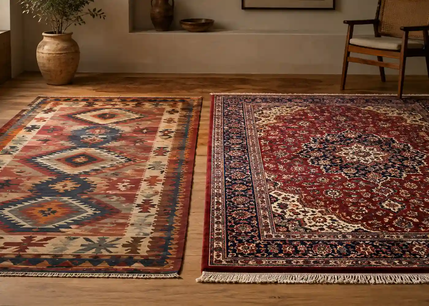 Kilim vs Persian Rug