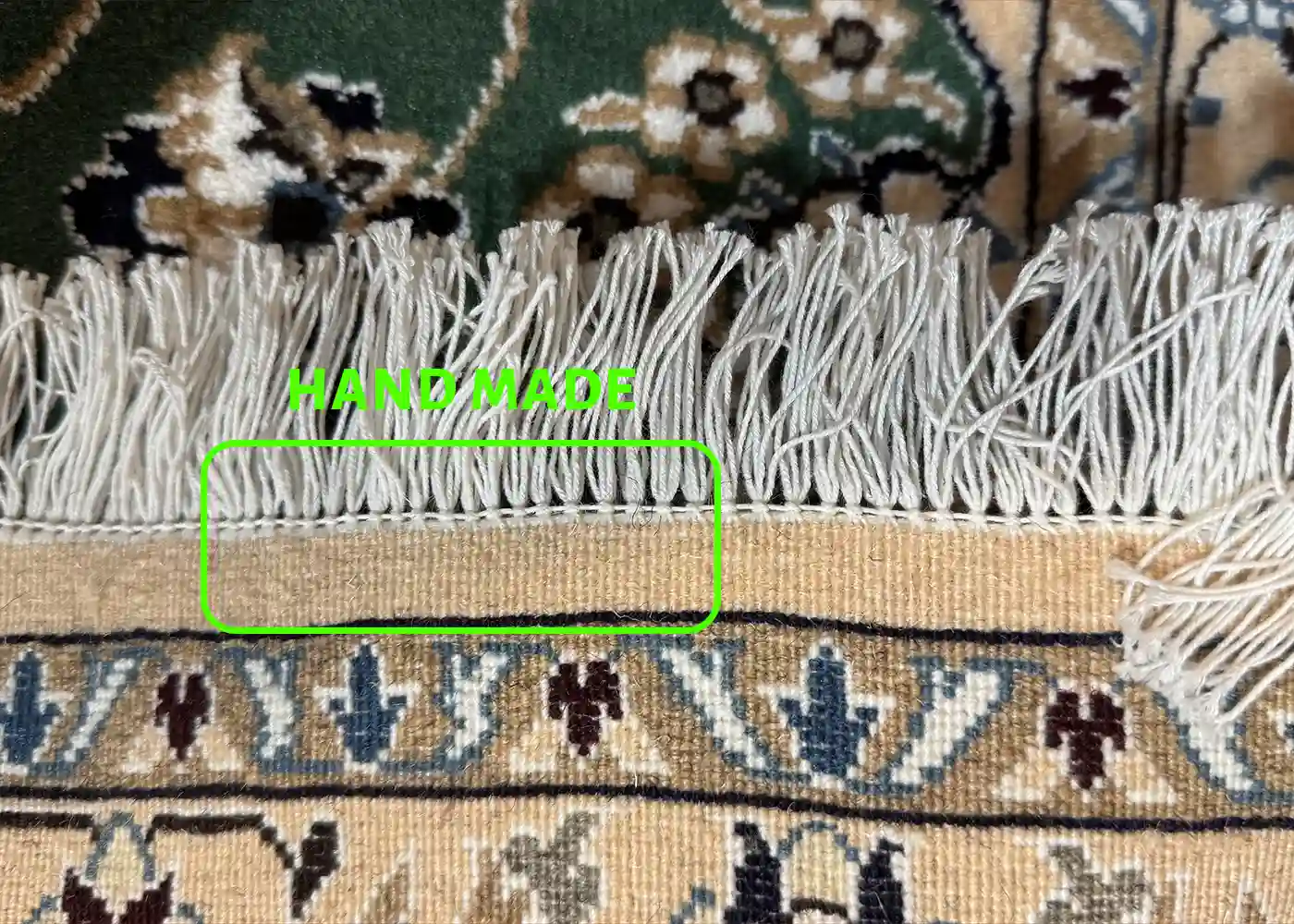 Original vs Added Fringe on Persian Rugs